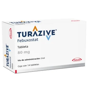 TURAZIVE 80mg 14 TABS (febuxostat)