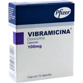 Vibramycin Doxiciclina 100 mg 10 Caps