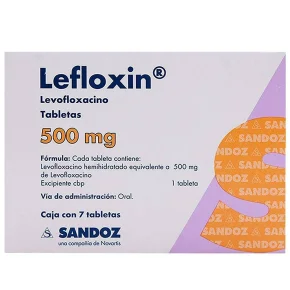 LEFLOXIN LEVOFLOXACINO 500MG 7 TABS