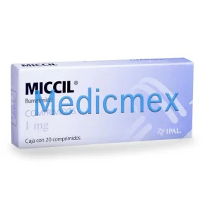 Bumex Miccil Bumetanide 1 mg 20 Tabs