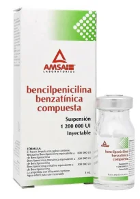 Benzetacil Generic Benzylpenicillin 1,200,000 Unit Vial