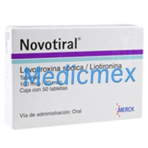 Novotiral  Levothyroxine Liothyronine 50 Tabs