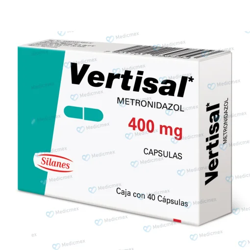 Vertisal Metronidazole 400 mg 40 Caps