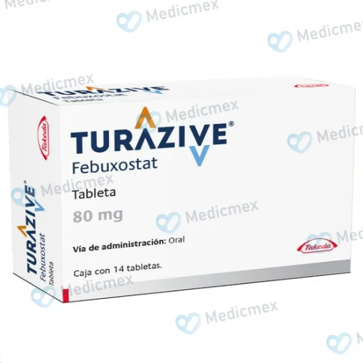 TURAZIVE 80mg 14 TABS (febuxostat)