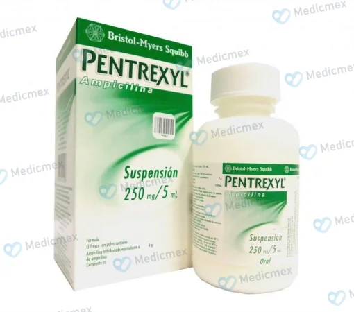 Ampicillin Pentrexyl Susp 250 mg 120 ml
