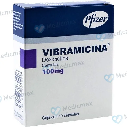 Vibramycin Doxiciclina 100 mg 10 Caps