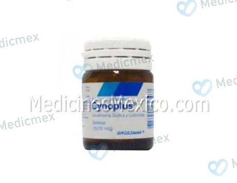 Cynoplus Levothyroxine sodium  Liothyronine 120/ 30 mcg 50 tabs