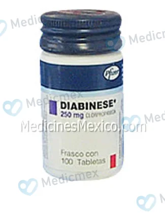 Diabinese Chlorpromazine 250 mg 100 Tabs