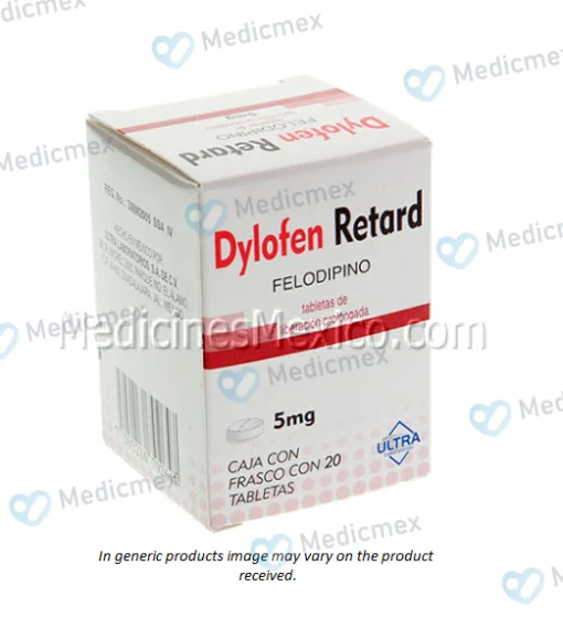Felodipine generic 5 mg 40 tabs.