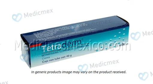Tetraderm Betamethasone Clotrimazole Gentami Cream Generic 40 g