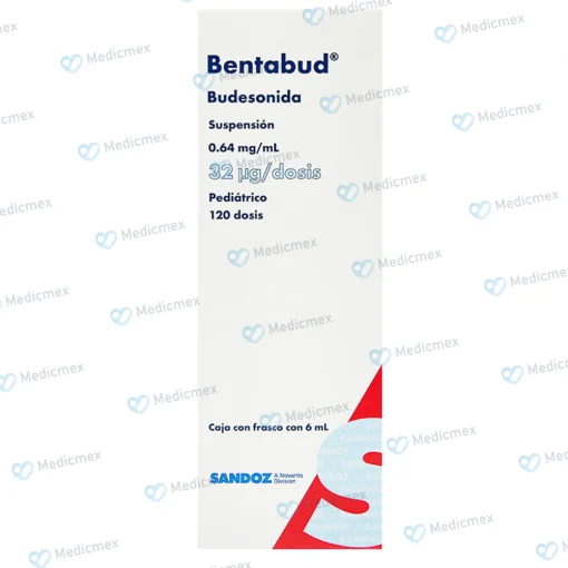 BENTABUD BUDESONIDA 64MCG/DOS 6ML 120DOS