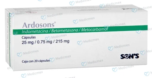 Artridol Indomethacin betamethasone metocarbamol Generic 20 caps