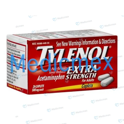 Datril Tylenol Acetaminophen 500 mg 20 Tabs