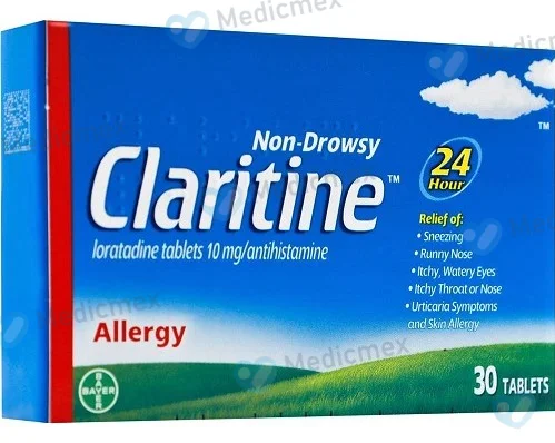 Claritin Clarityne Loratadine 10 mg 30 Tabs