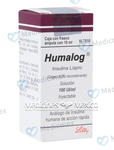 Insulin Humalog FA 10ml. 100UI/ML