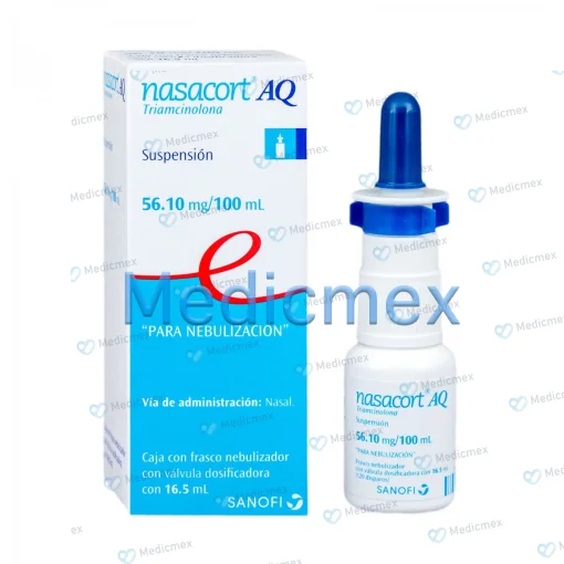 Nasacort AQ Suspension Triamcinolone 56.10 mg 16.5 ml