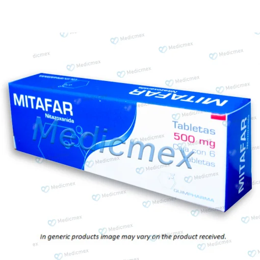 Nitazoxanide generic 500 mg 6 Tabs