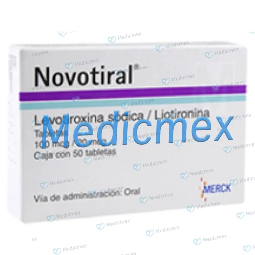Novotiral  Levothyroxine Liothyronine 50 Tabs