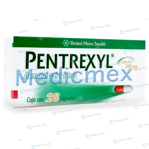 Pentrexyl Ampicillin 500 mg 28 Tabs