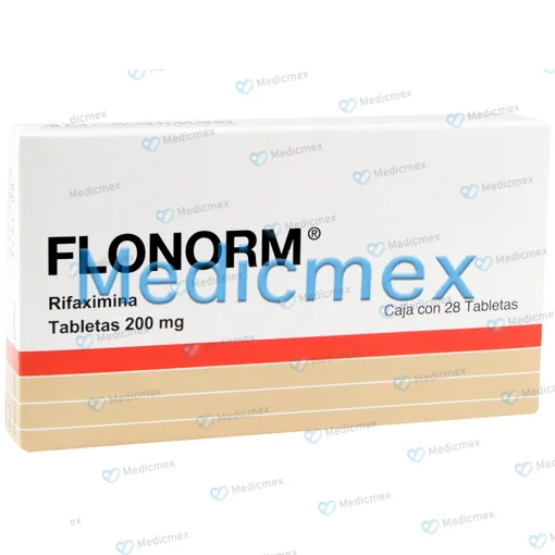 Flonorm Rifaximin 200mg 28 Tabs